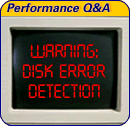 Warning: Disk error detection
