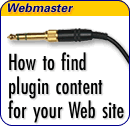 How to find plug-in content for your Web site