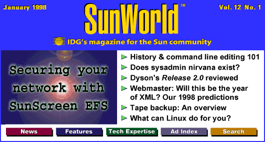 [SunWorld January 1998 table of contents]