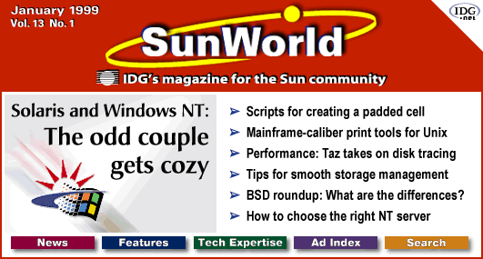 [SunWorld January 1999 table of contents]