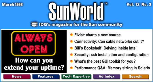 [SunWorld March 1998 table of contents]