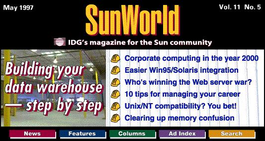 [SunWorld May 1997 table of contents]
