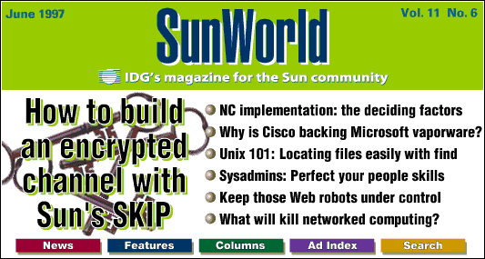[SunWorld June 1997 table of contents]