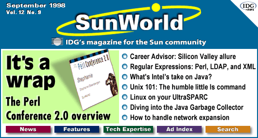 [SunWorld September 1998 table of contents]