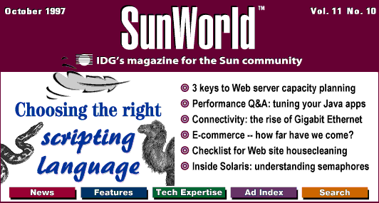 [SunWorld October 1997 table of contents]