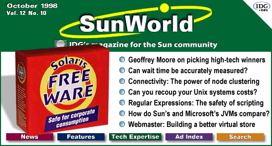 [SunWorld October 1998 table of contents]
