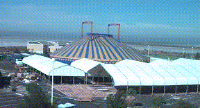 [Circus tent at Sun's HQ]