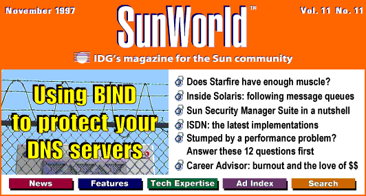 [SunWorld November 1997 table of contents]